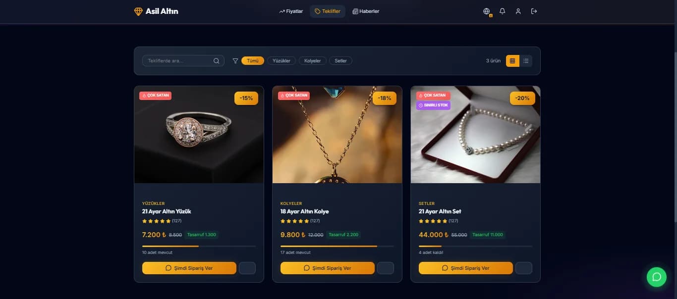 منصة متجر الذهب والمجوهرات 4